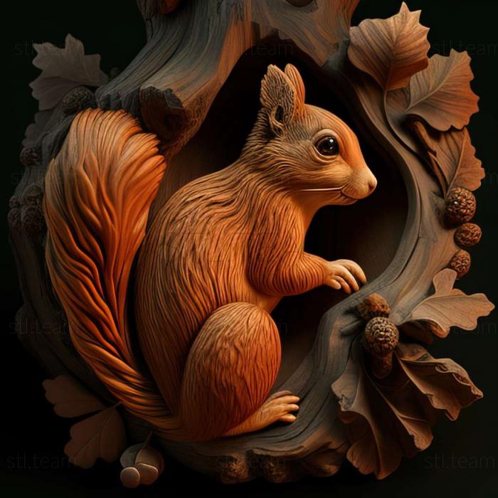 Animals squirrel